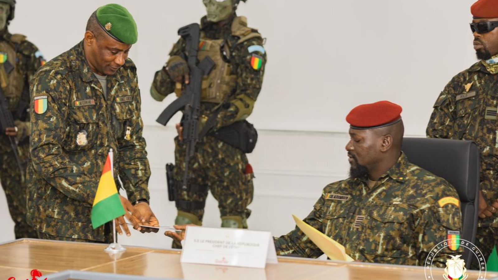 Armée guinéenne : plusieurs hauts responsables nommés à des postes stratégiques