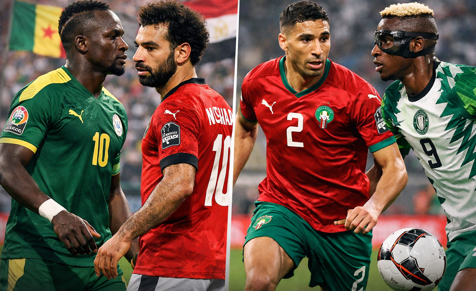 CAN-Maroc : quatre géants, deux billets pour la finale