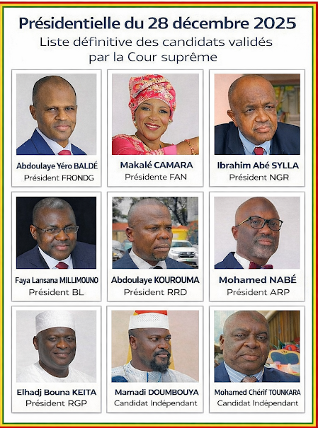 Guinée : huit candidats, une domination