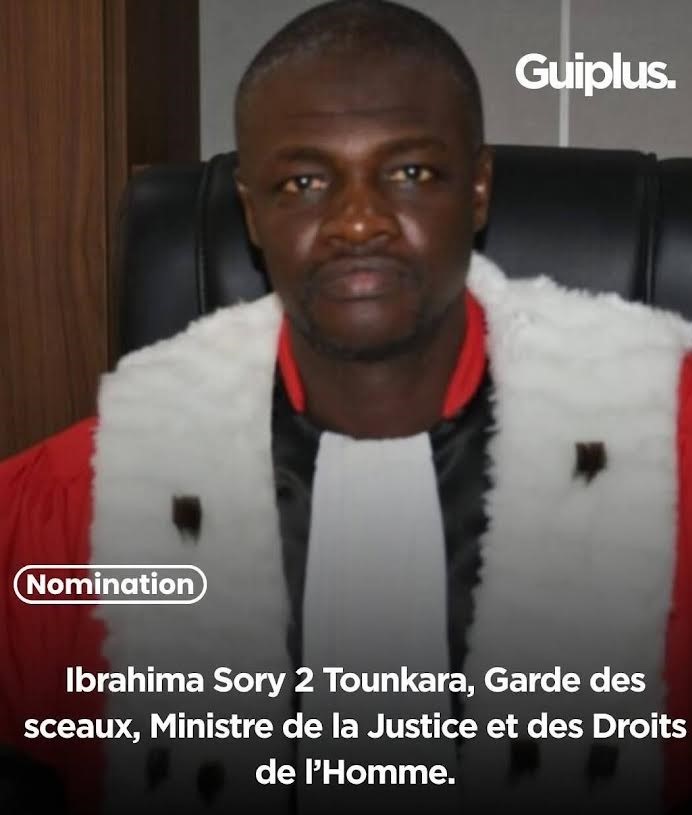 Ibrahima Sory Tounkara à la tête du Ministère de la Justice et des droits de l'Homme