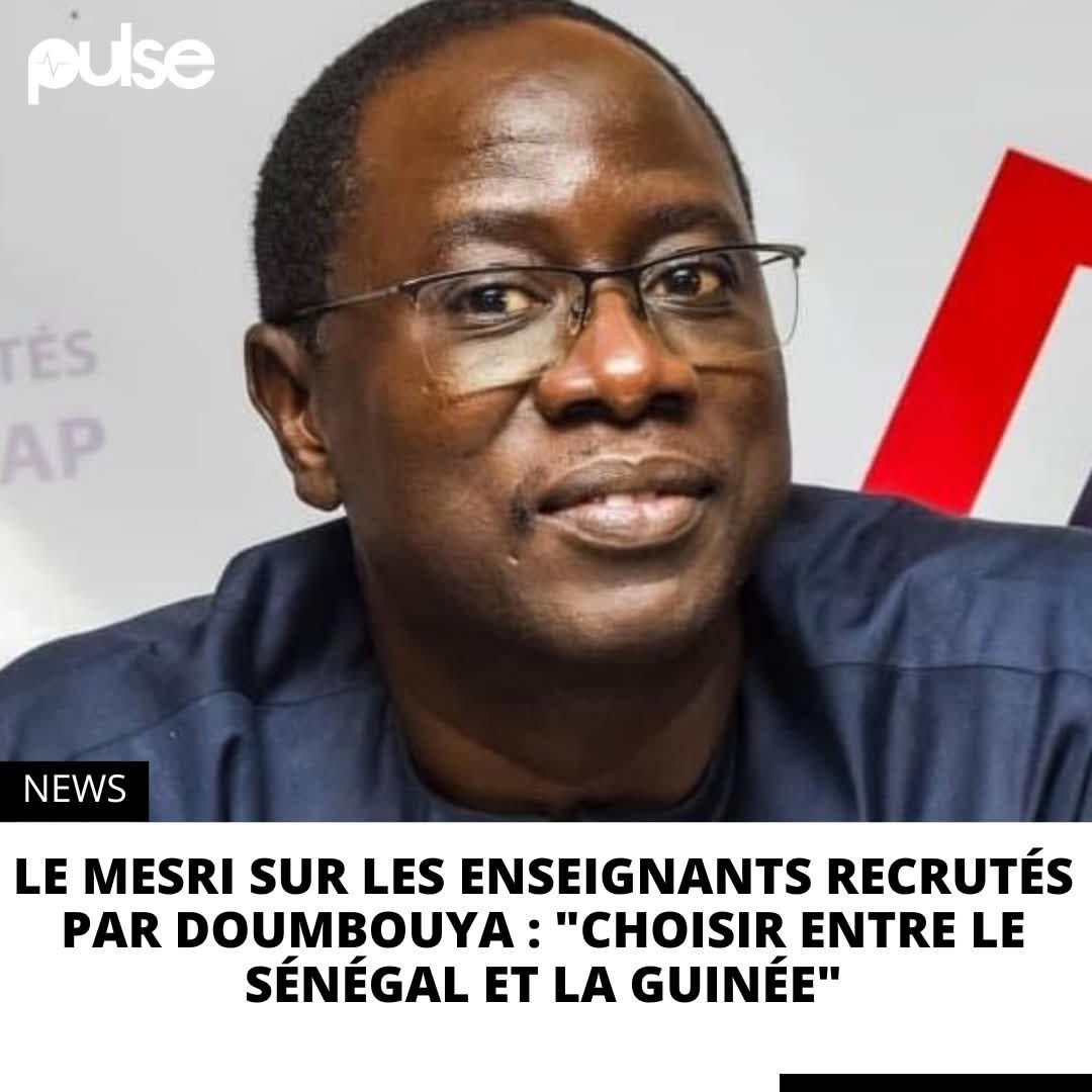 Le MESRI demande aux 59 enseignants sénégalais engagés par la Guinée de faire un Choix