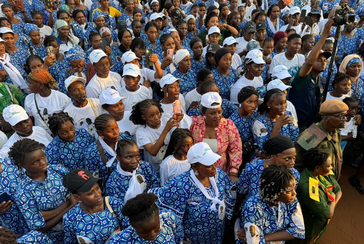 Présidentielle 2025 : marée humaine au stade de Nongoh pour soutenir le candidat de la GMD
